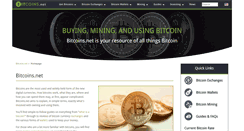 Desktop Screenshot of bitcoins.net