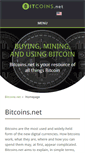 Mobile Screenshot of bitcoins.net