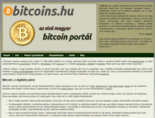 Tablet Screenshot of bitcoins.hu